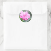 Sticker Rond Fleur rose pâle (Sac)