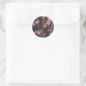 Sticker Rond Fleur sauvage : Robin dallé (Sac)