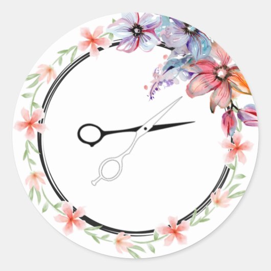 Sticker Rond Fleur Shears (Devant)
