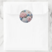 Sticker Rond Fleurs (Sac)