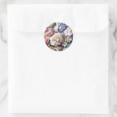 Sticker Rond Fleurs (Sac)