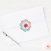 Sticker Rond Fleurs (Enveloppe)