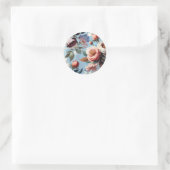 Sticker Rond Fleurs (Sac)