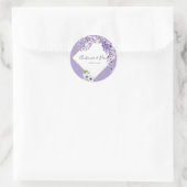 Sticker Rond Fleurs de bactéries (Sac)