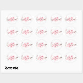 Sticker Rond Fleurs de cerisier (Feuille)
