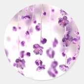 Sticker Rond Fleurs de cerisier (Devant)