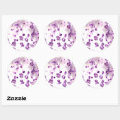 Sticker Rond Fleurs de cerisier (Feuille)