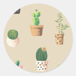 Sticker Rond Fleurs de Cool Personnaliser