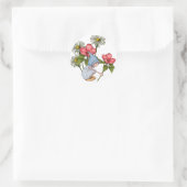 Sticker Rond Fleurs de cueillette, Fanstasy Art (Sac)