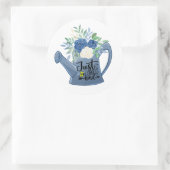 Sticker Rond Fleurs de Fleur d'Arrosoir Juste Être Gentil Posit (Sac)