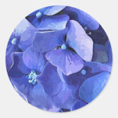 STICKER ROND FLEURS DE JARDIN (Devant)