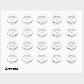 Sticker Rond Fleurs de lavande parfumé sucre Scrub (Feuille)