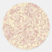 Sticker Rond Fleurs décoratives 18 (Devant)