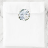Sticker Rond Fleurs d'hortensia (Sac)