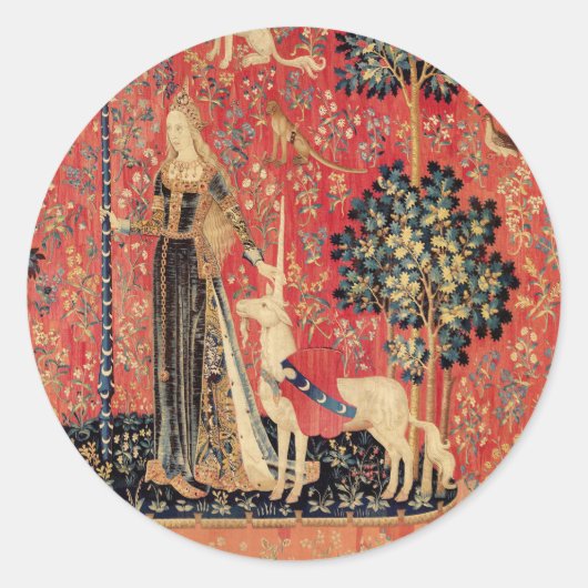 Sticker Rond Fleurs d'Imaginaires, Animaux (Devant)