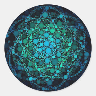 STICKER ROND FLEURS D'ORBRES DE VIE