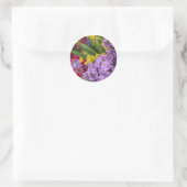 Sticker Rond Fleurs en plusieurs couleurs (Sac)