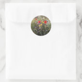 Sticker Rond Fleurs sauvages (Sac)