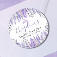 Fleurs violettes pour Quinceañera