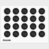 Sticker Rond Fleurs X-Ray Tech Technologue X-Ray Tech (Feuille)