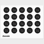 Sticker Rond Fleurs X-Ray Tech Technologue X-Ray Tech (Feuille)