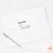 STICKER ROND FLEXTING (Enveloppe)