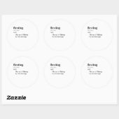 STICKER ROND FLEXTING (Feuille)