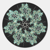 Sticker Rond flocon (Devant)