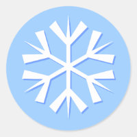 Flocon de neige, Bleu