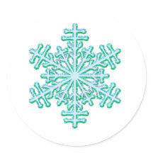 Flocon de neige de Noël classique