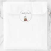 Sticker Rond Flocons de piment (Sac)