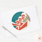 STICKER ROND FLOMM 1923 (Enveloppe)