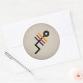 Sticker Rond FLomm Heroes : TRÊS ! (Enveloppe)