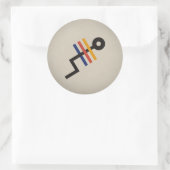 Sticker Rond FLomm Heroes : TRÊS ! (Sac)