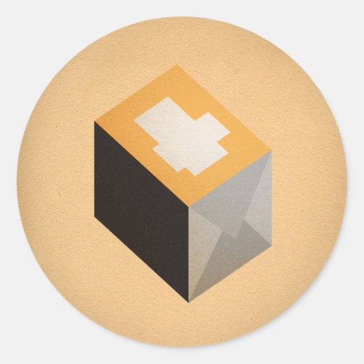 Sticker Rond FLomm Power Gib : LE PACKAGE ! (Devant)