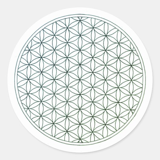 Sticker Rond Flor de la Vida Calca (Devant)