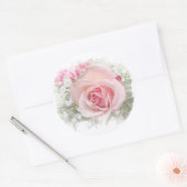 Sticker Rond Floral (Enveloppe)
