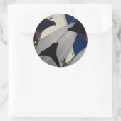 Sticker Rond Floral (Sac)