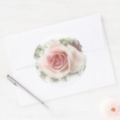 Sticker Rond Floral (Enveloppe)