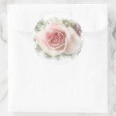 Sticker Rond Floral (Sac)