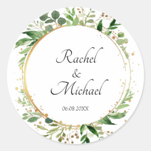 Sticker Rond Floral Circle