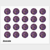 Sticker Rond Floral de New Home (Feuille)
