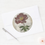Sticker Rond Floral français I (Enveloppe)