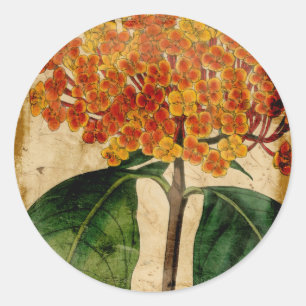 Sticker Rond Floral I