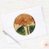 Sticker Rond Floral I (Enveloppe)
