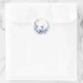 Sticker Rond Floral Iris (Sac)