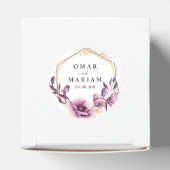 Sticker Rond Floral Islam Nikkah Wedding Favor