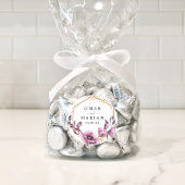 Sticker Rond Floral Islam Nikkah Wedding Favor