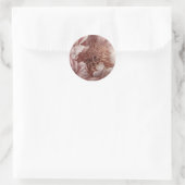 Sticker Rond Floral rose (Sac)