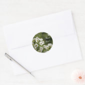 Sticker Rond Floral Thank (Enveloppe)